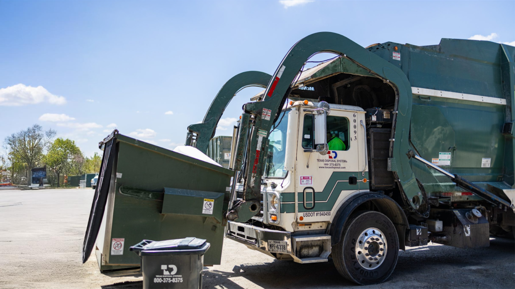 front load dumpster truck