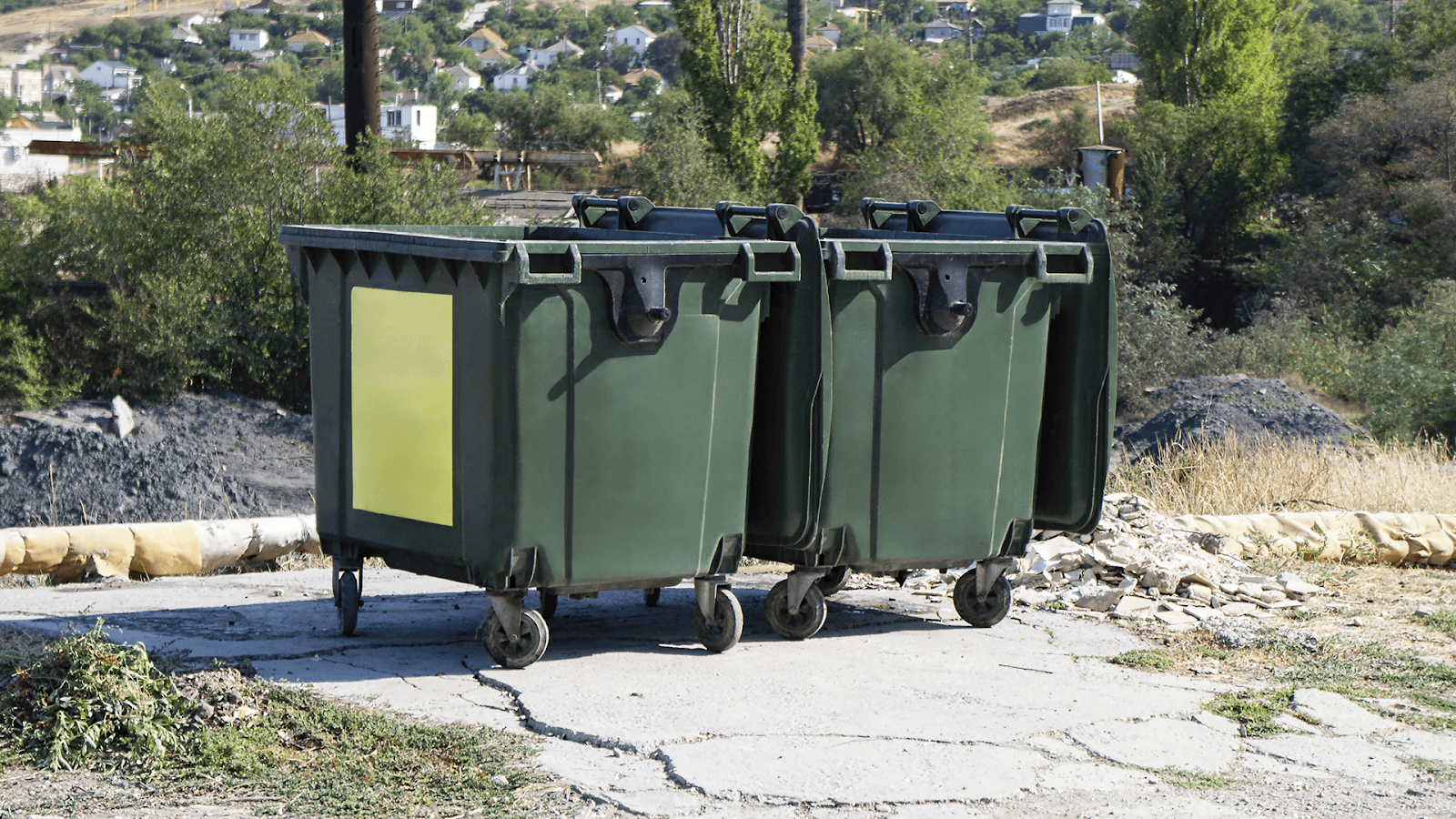 2 Garbage Bins